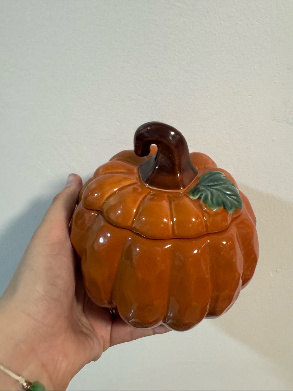 Target Orange Ceramic Pumpkin Decorative Jar